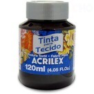 TINTA TECIDO 120ML PRETO ACRILEX