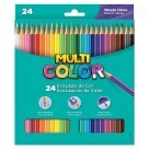 LAPIS DE COR 24 CORES MULTICOLOR