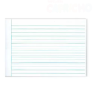 CAD CALIGRAFIA HORIZONTAL AZUL 48FLS
