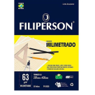 BLOCO MILIMETRADO A4 50FLS