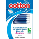 HASTES FLEXIVEIS COTTON LINE 75 PCS NA CAIXA