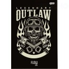 CADERNO BROCHURA CAPA DURA FLOW LINE 60 FOLHAS JANDAIA